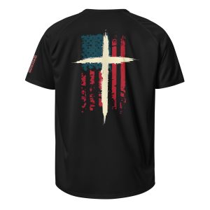 True Legend Galactic: “American Cross” Unisex Sports Jersey