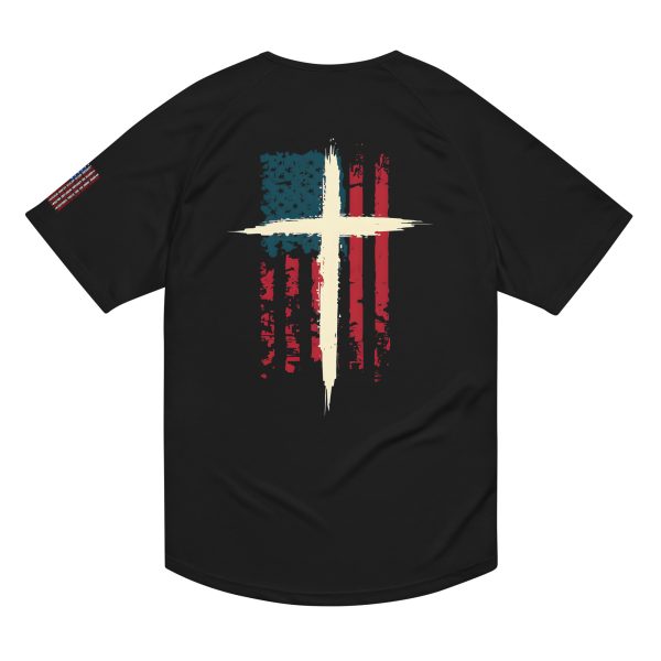 True Legend Galactic: “American Cross” Unisex Sports Jersey - Image 3