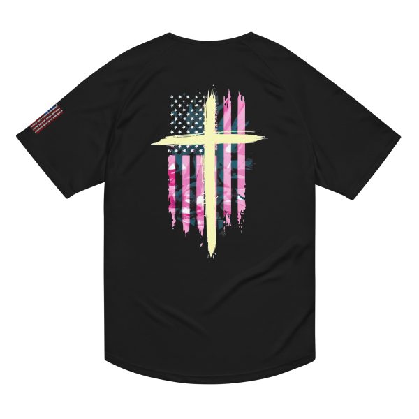 Limited Edition True Legend Galactic: “American Cross” Unisex Sports Jersey - Image 3