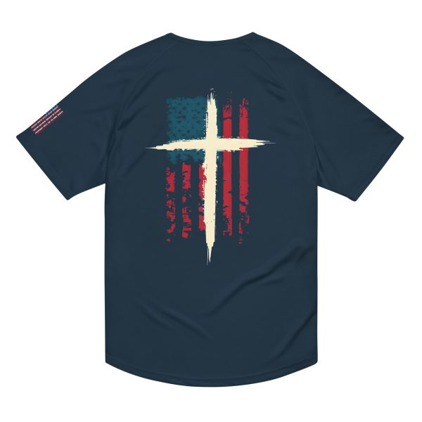 True Legend Galactic: “American Cross” Unisex Sports Jersey - Image 5
