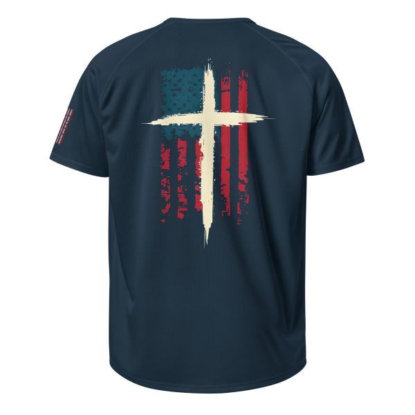 True Legend Galactic: “American Cross” Unisex Sports Jersey - Image 9